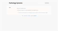 Desktop Screenshot of pathologysystems.org
